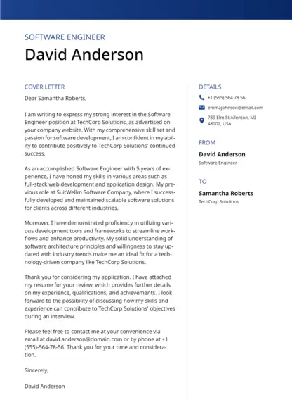 Choose Balance cover letter template Choose Balance cover letter template