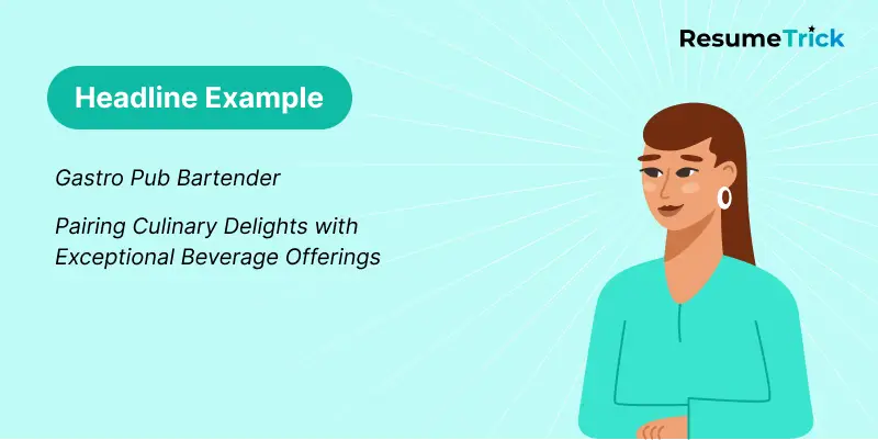 Bartender resume headline example Bartender resume headline example