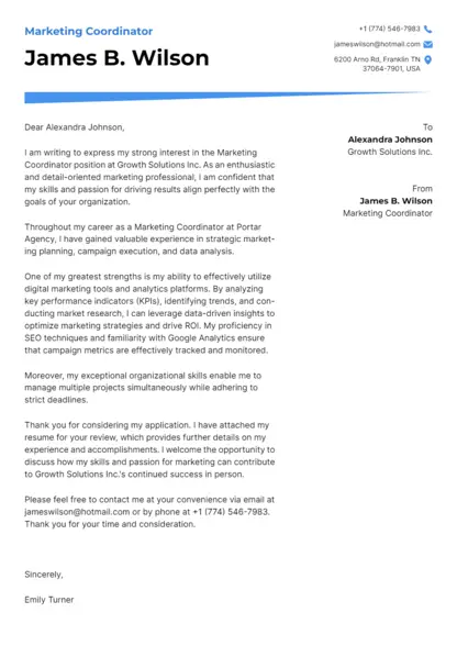 Choose Bottomline cover letter template Choose Bottomline cover letter template