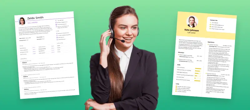8 Call Center Resume Examples and Templates