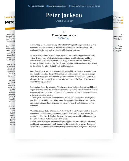 Cover Letter Builder & Templates