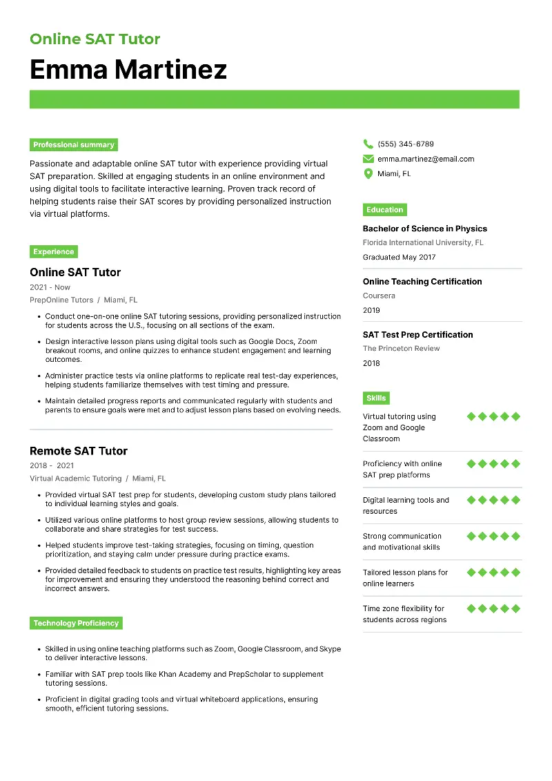 How to Right Align Dates on a Resume in 2025