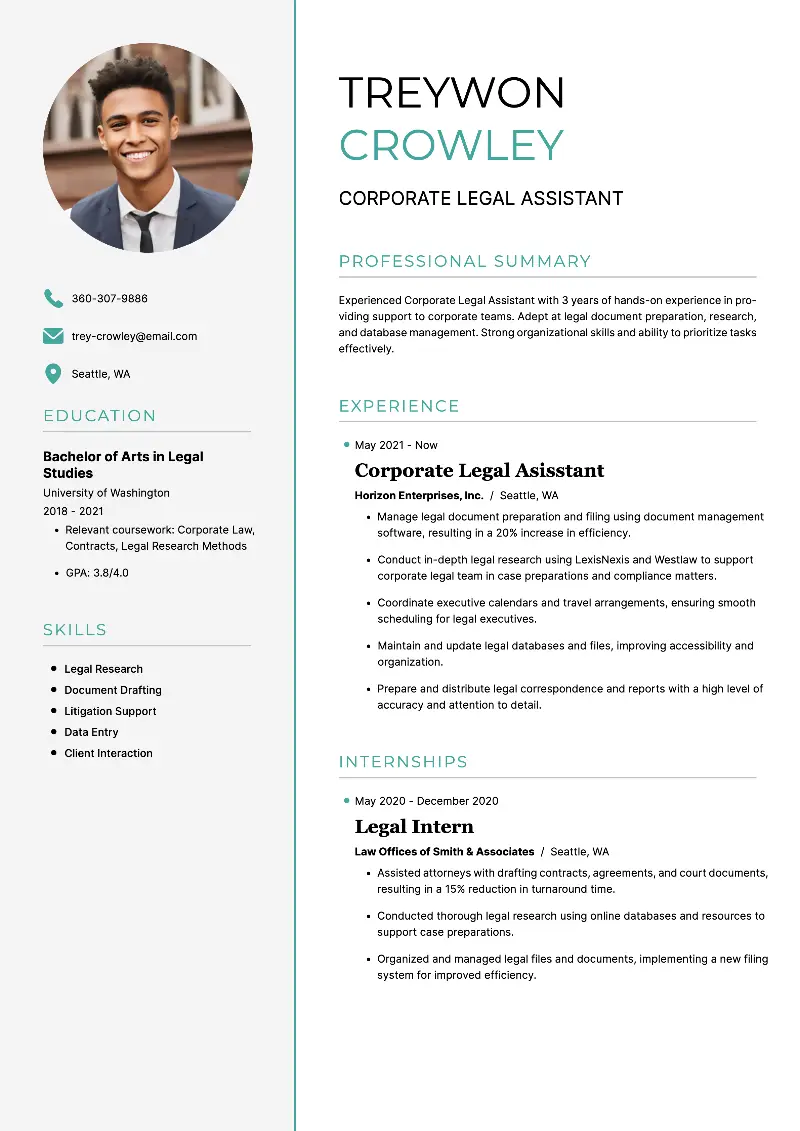 9 Legal Assistant Resume Examples and Guide for 2025