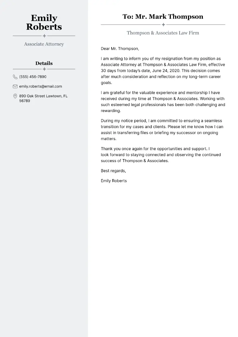 30-Day Resignation Letter: How to Write (with Examples)