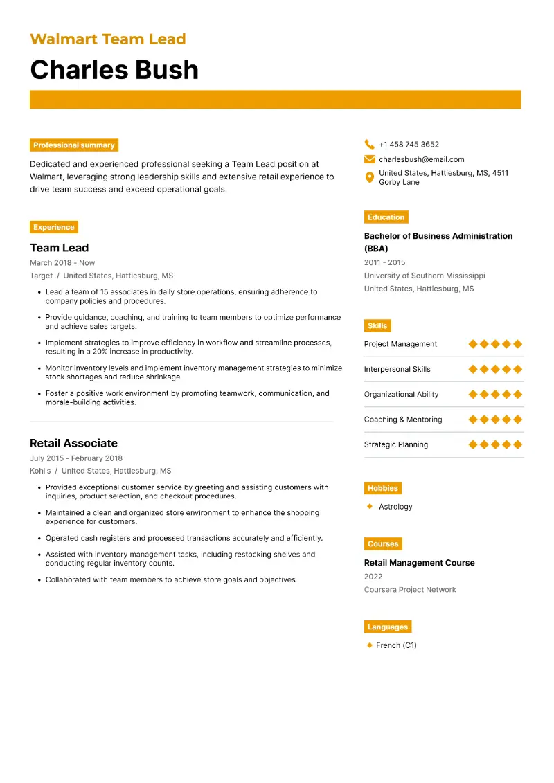 Leadership Skills Examples for Resume and Job Interview