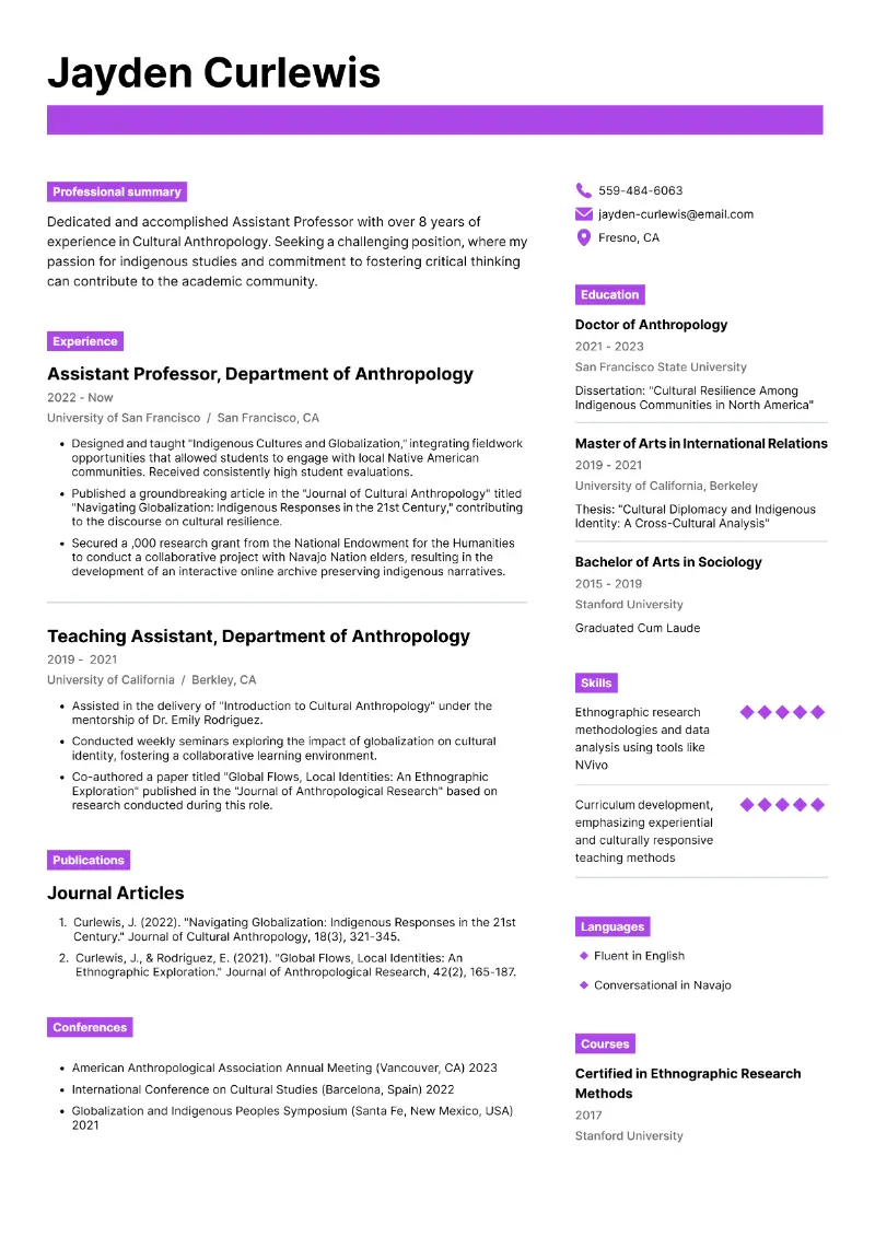 CV for Part Time Job: 8 Examples and Templates
