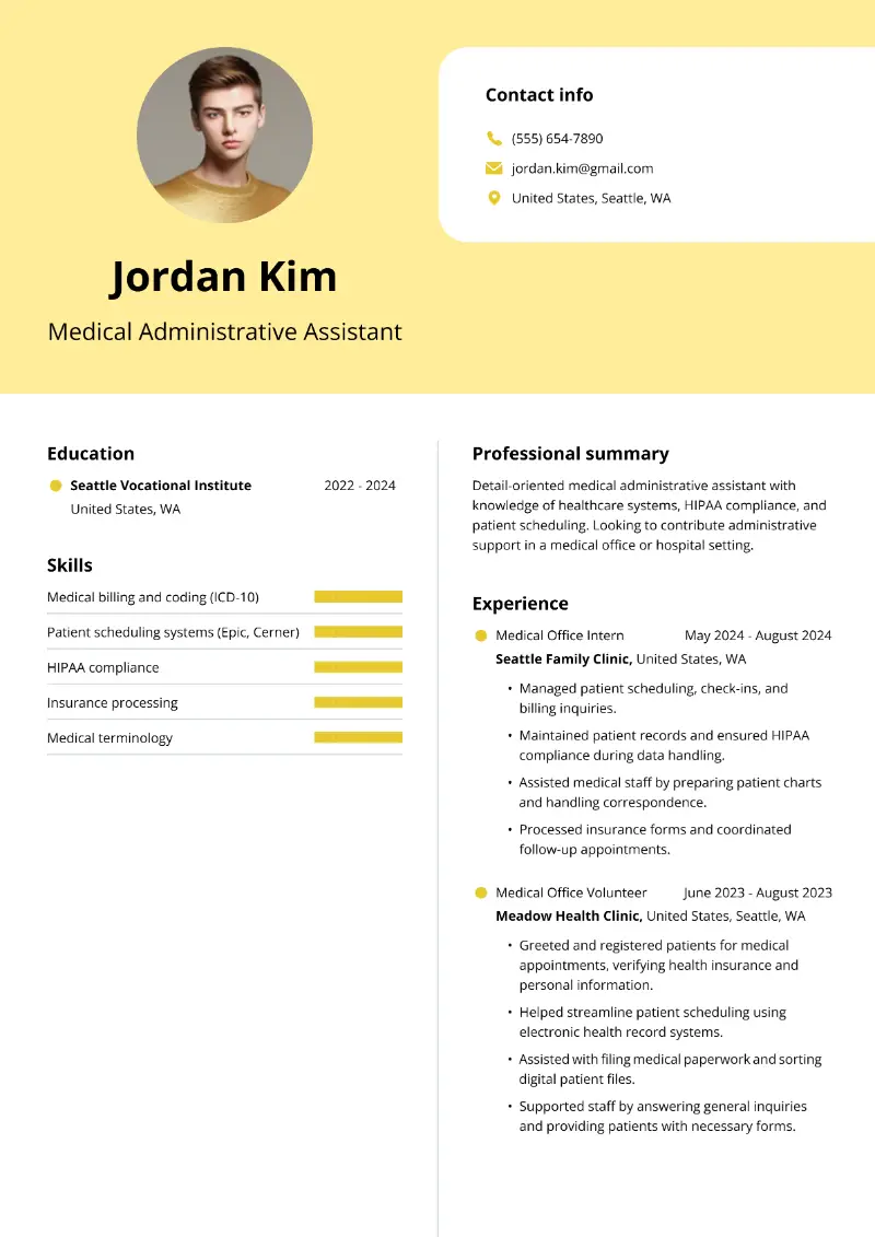 3 Entry-Level Administrative Assistant Resume Examples 