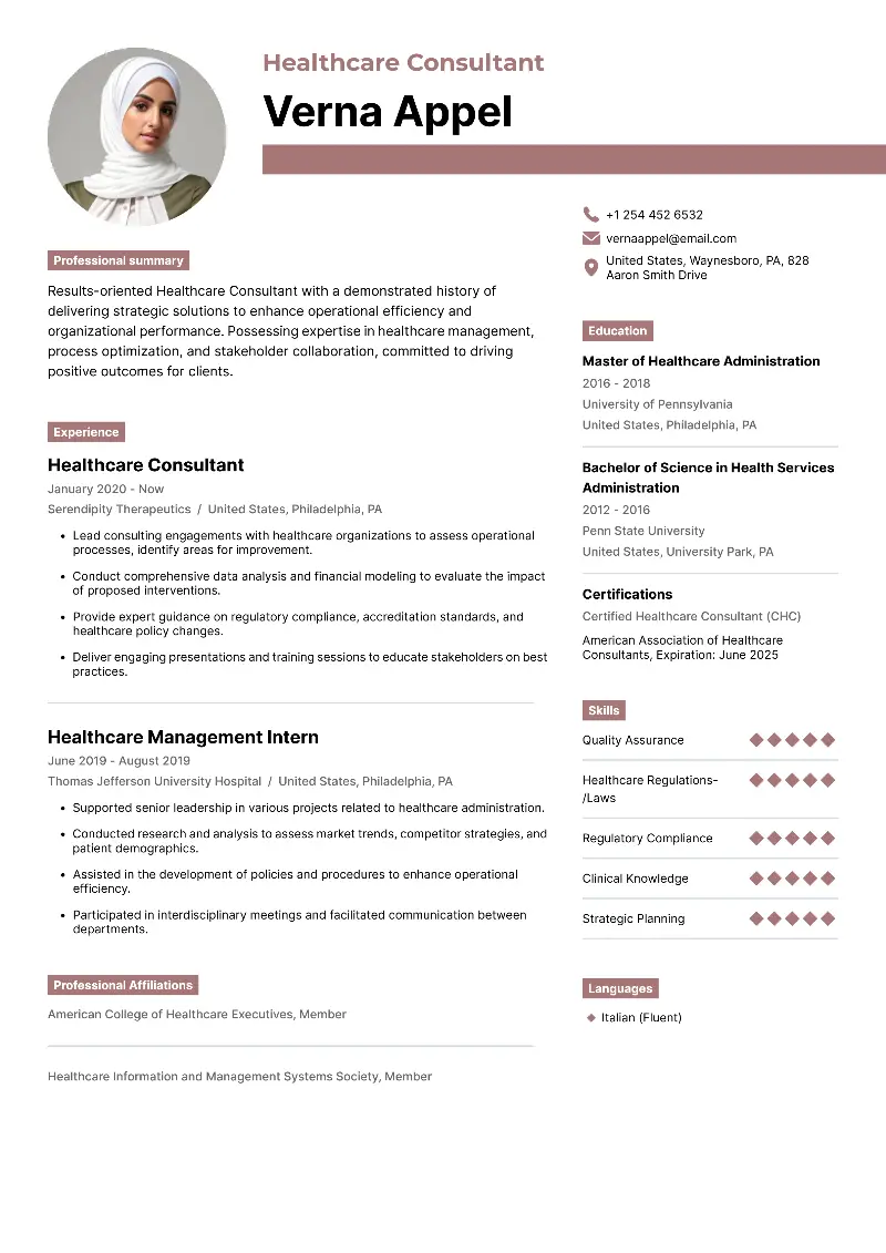 Healthcare Resume Examples and Templates for 2025
