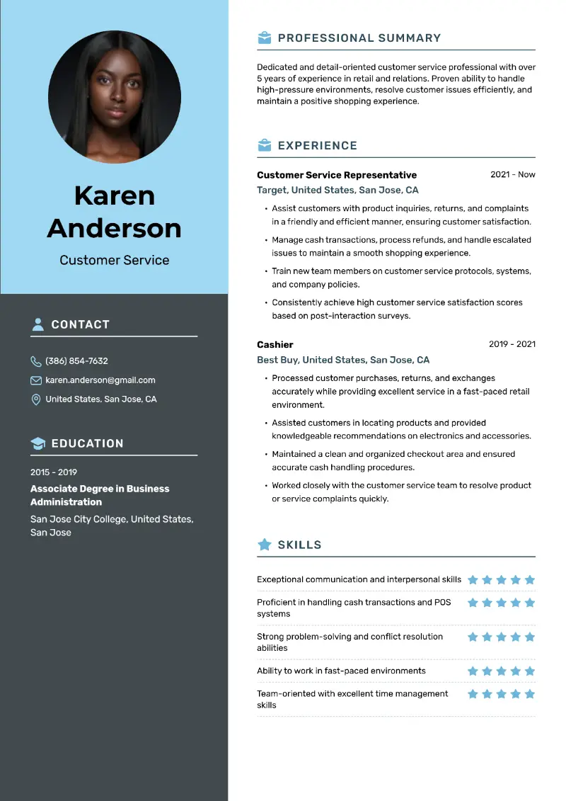 4 Walmart Resume Examples & Templates (2025)
