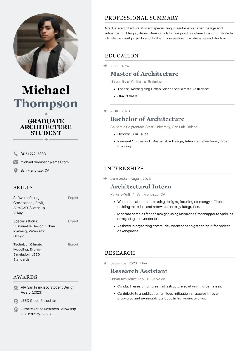 Resume for Undergraduate Students: Examples for 2025