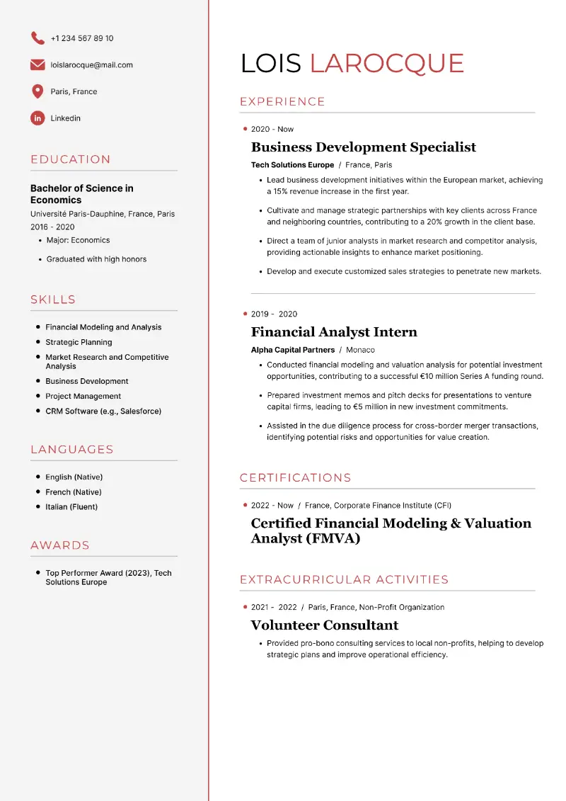 MBA Resume Examples and Templates for 2025