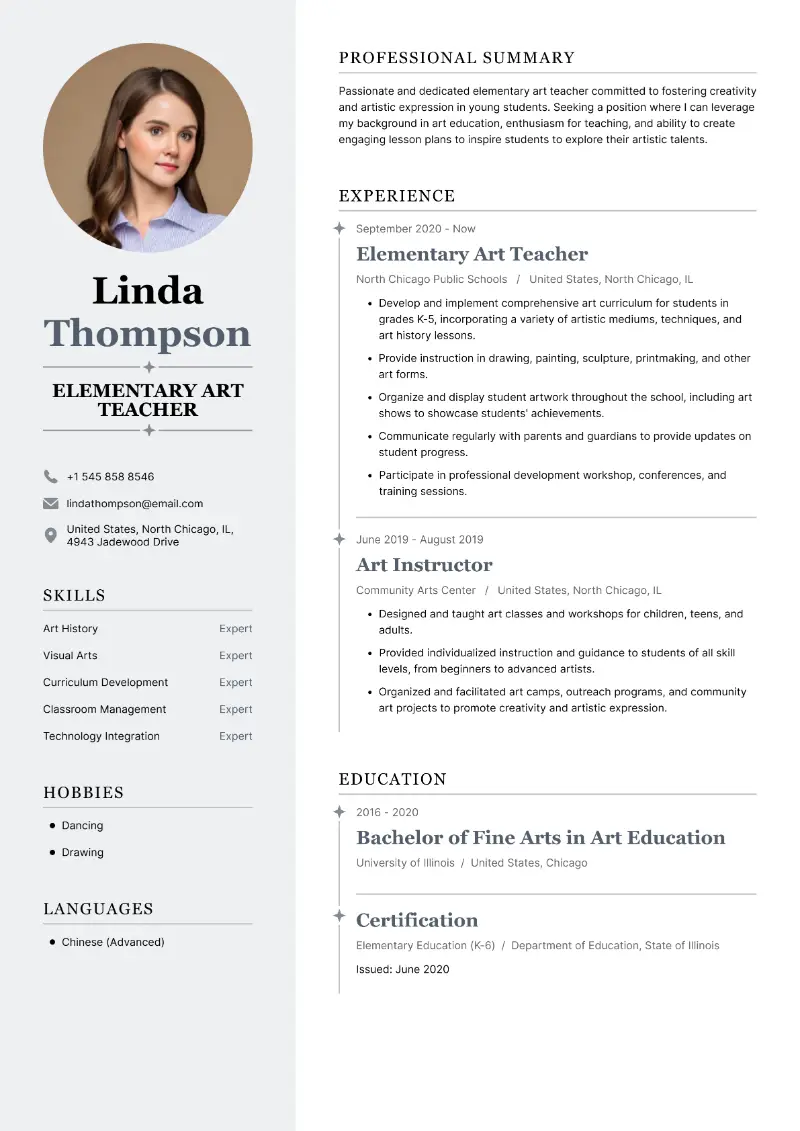 6 Elementary Teacher Resume Examples & Writing Advice