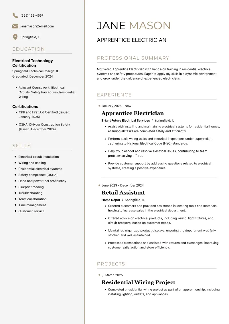 Resume for Freshers with No Experience + Examples