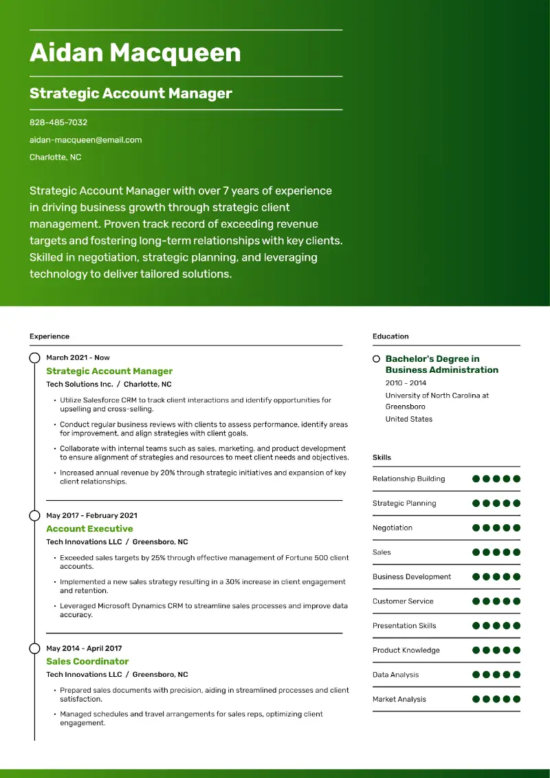 8 Manager Resume Examples to Get Hired in 2025