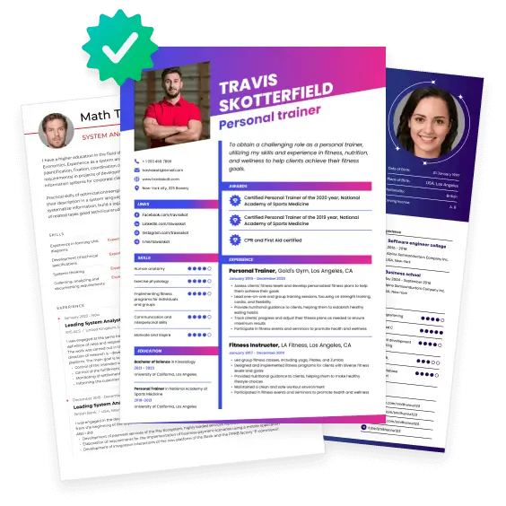 Free CV Format Templates