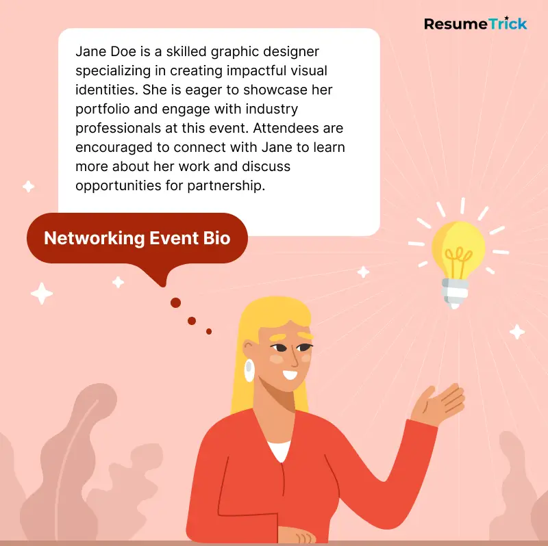 Professional Networking Events Bio Examples
