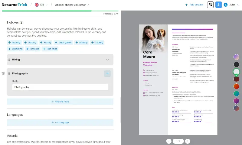 Listing hobbies on a resume Listing hobbies on a resume