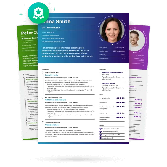 Create your professional resume