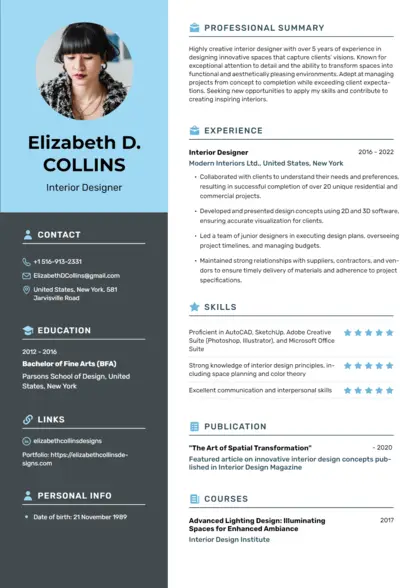 Choose Lucky resume template Choose Lucky resume template