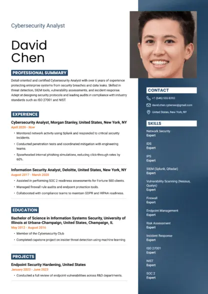 Choose Nova resume template Choose Nova resume template