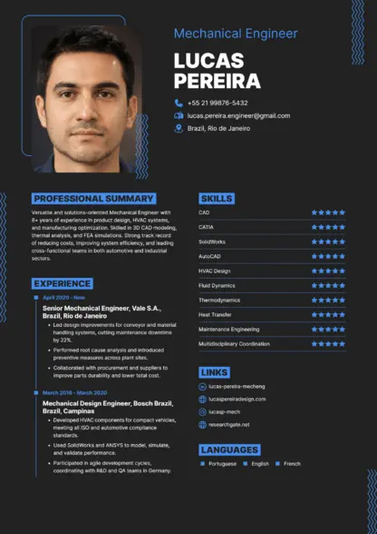 Choose Vivid resume template Choose Vivid resume template