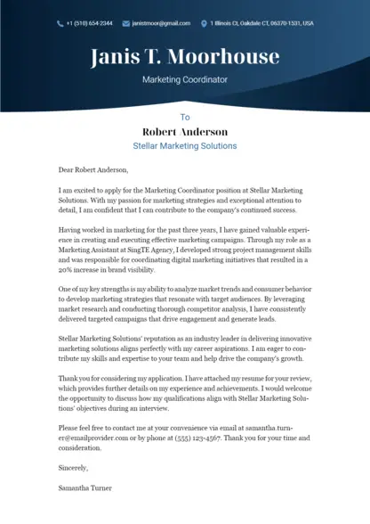 Choose cover letter template color Choose cover letter template color