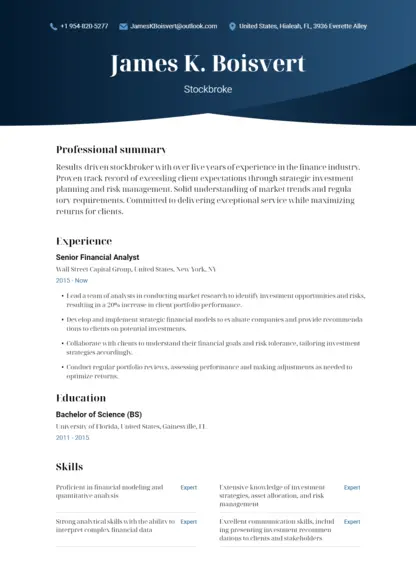 Choose Walnut resume template Choose Walnut resume template